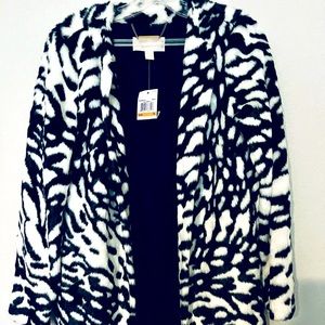 Gorgeous Michael Kors Faux Fur Small Coat!!!